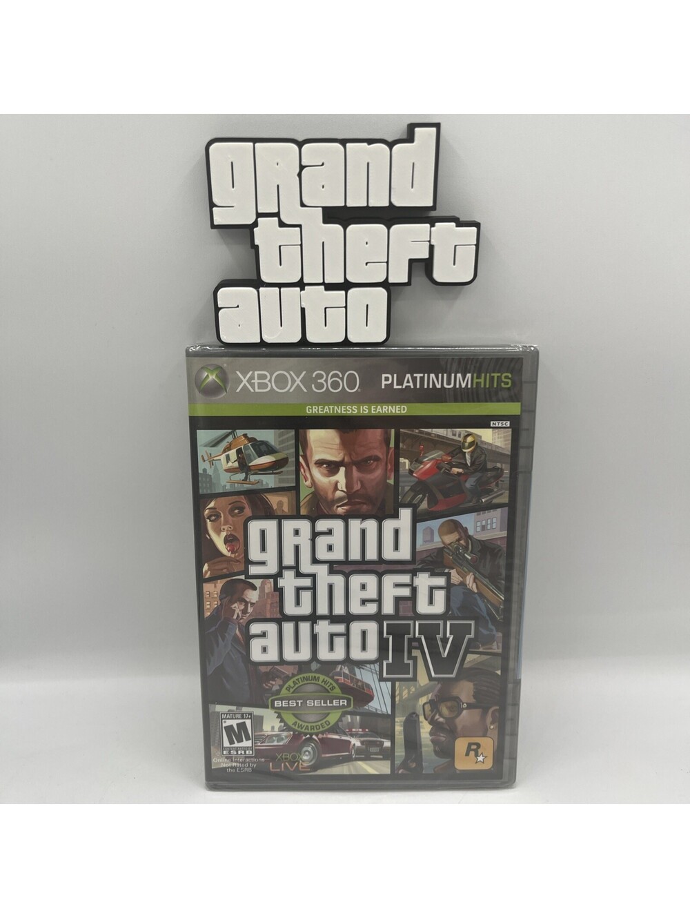 Grand Theft Auto IV (Xbox 360) BRAND NEW SEALED W/ Logo